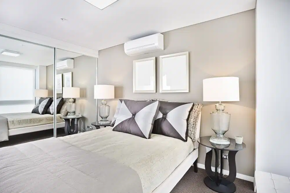 Bedroom air conditioner — Air Conditioning Solutions In Tweed Heads, NSW