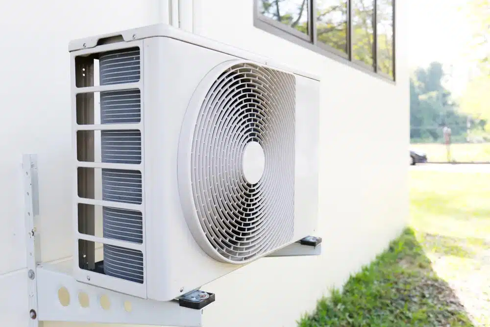 Air Compressor On An Air Conditioning Unit