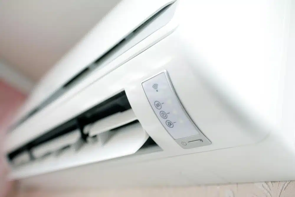 Closeup On An Air Conditioning Unit
