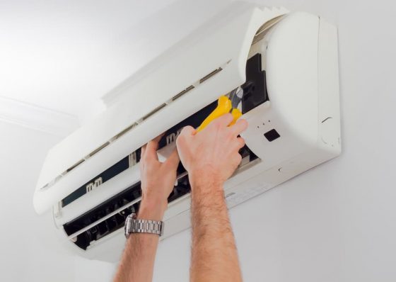 Air conditioner cleaning — Air Conditioning Solutions In Tweed Heads, NSW